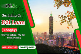 Gửi Hàng Đi Đài Loan – Nhanh, Uy Tín, Theo Dõi 24/7 | COEx