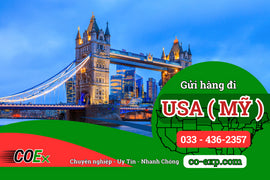 Gửi Hàng Đi Mỹ (USA) – Nhanh, Uy Tín, Theo Dõi 24/7 | COEx